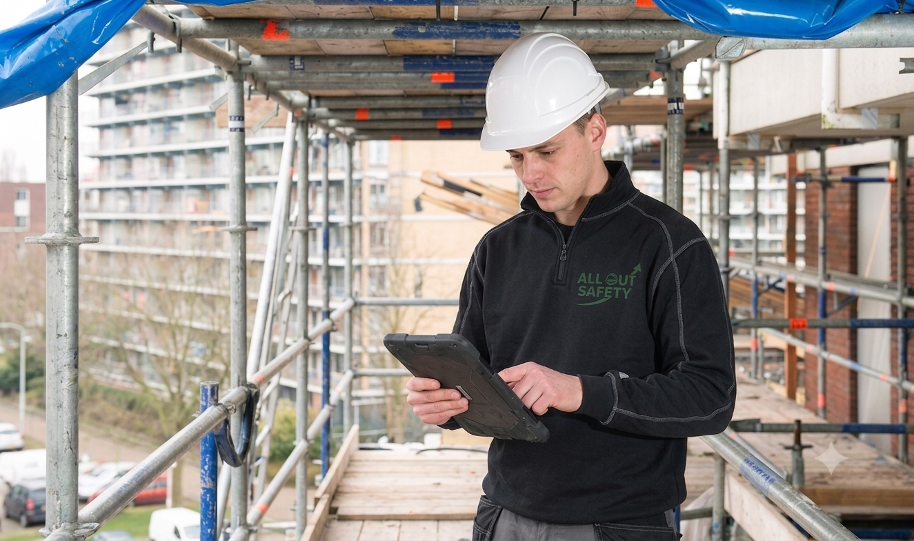 Risico-inventarisatie en evaluatie op een bouwplaats